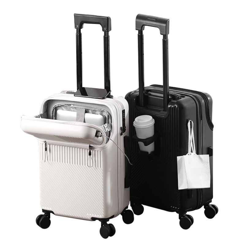 Front opening with usb luggage