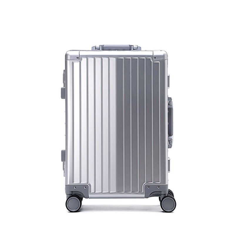 Suitcase 100% aluminum material carry on luggage