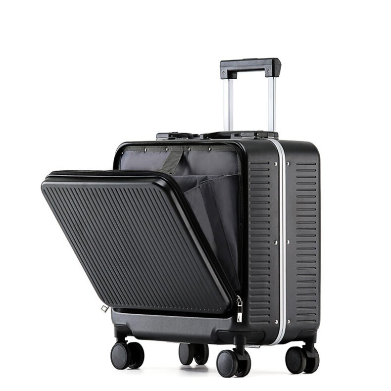 18"travel suitcase hand luggage aluminium