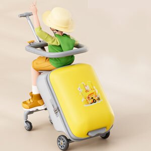 holiday travel children's stroller luggage, mother's suitcase, 20 inch large capacity baby boarding durable suitcase