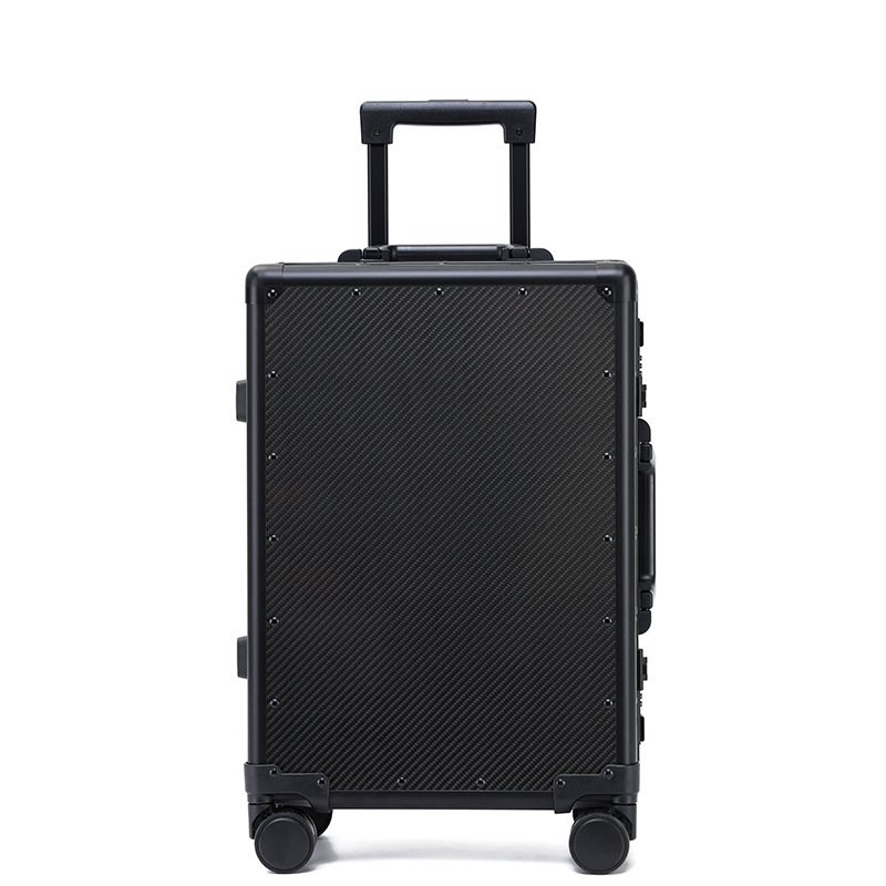 brand new all carbon fiber suitcase with ultra light handle shell, high end 20 inch carry on suitcase custom travel case
