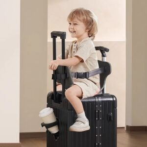 ryde riding hard shell suitcase with a handle, 360 degree swivel wheels, anti theft password lock, large capacity, suitable for both men and women