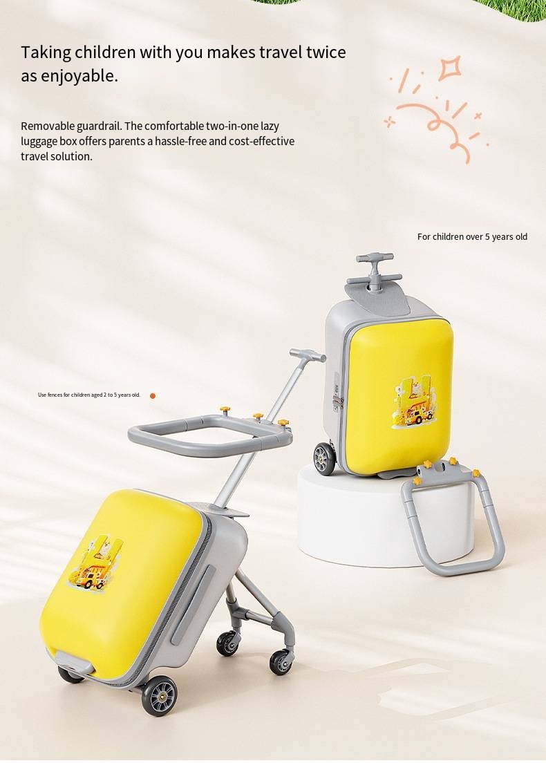 假日旅行儿童推车行李箱，妈妈行李箱，20英寸大容量婴儿登机耐用行李箱