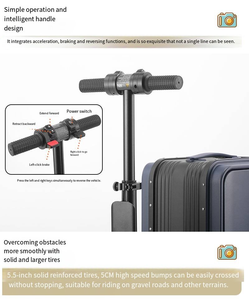 电子行李登机、20英寸行李箱、儿童交通工具、密码盒、智能自行车旅行箱