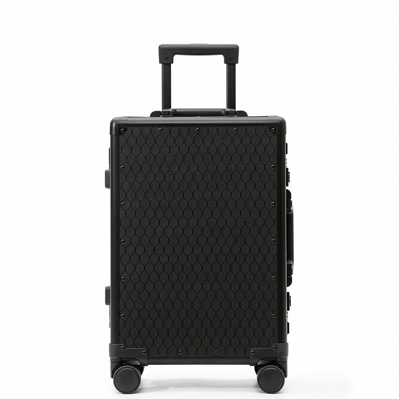 brand new all carbon fiber suitcase with ultra light handle shell, high end 20 inch carry on suitcase custom travel case