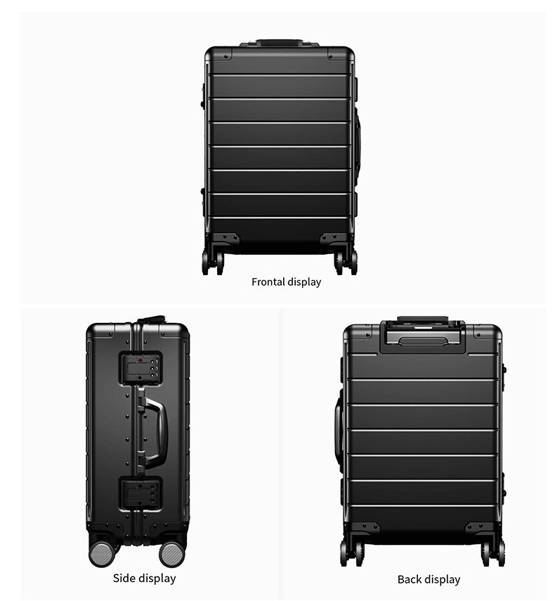 新款时尚铝镁合金商务旅行手提行李箱