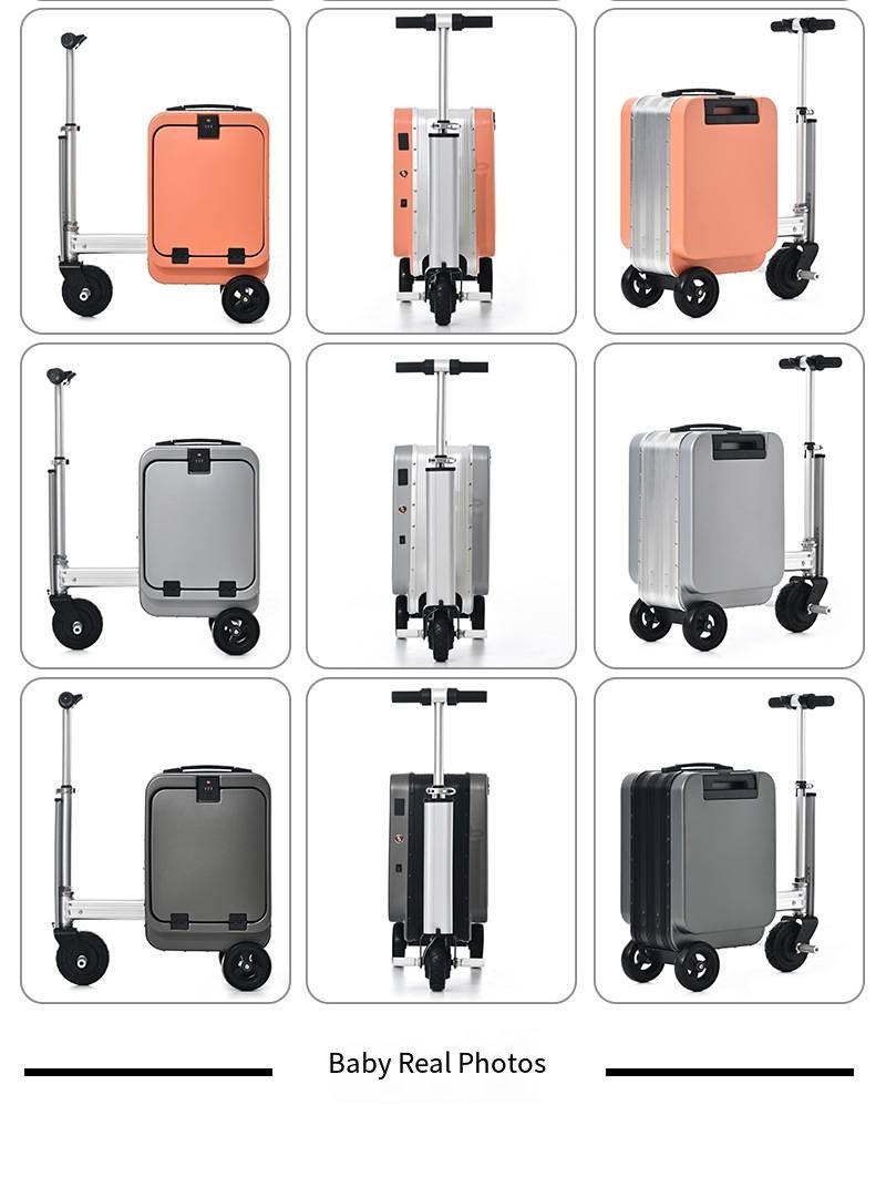 电动自行车行李箱、可重复使用行李箱、20英寸前开式箱盖、登机密码、多功能行李箱