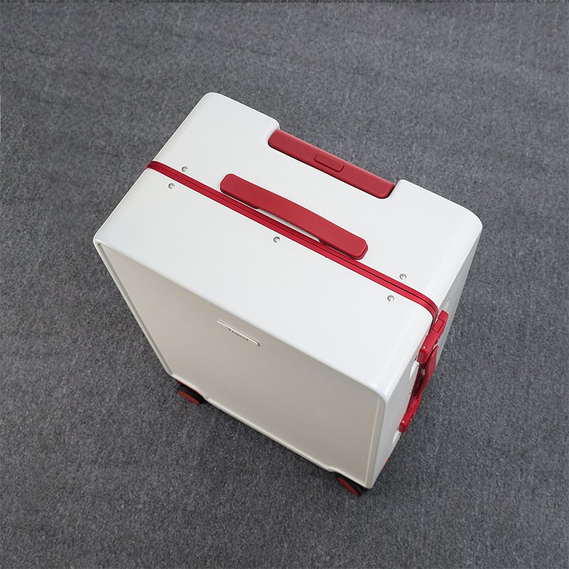 New aluminum frame carry-on suitcase, PC suitcase, large-capacity trolley case, 20-inch password swivel wheel travel case 新款铝合金框架登机箱,电脑包,大容量拉杆箱,20英寸密码旋转轮旅行箱