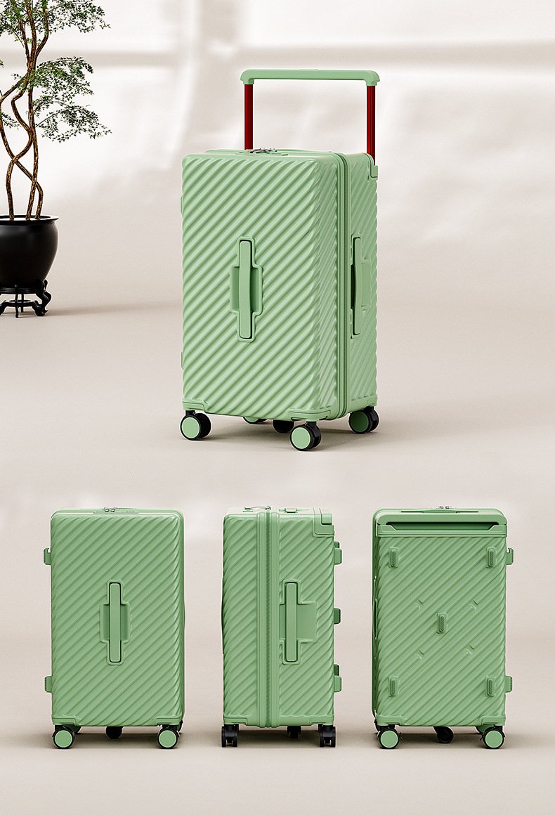 wholesale of wide handle large capacity suitcases, business travel cases and multi functional password carry on cases