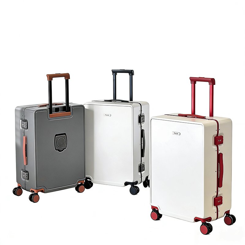 new aluminum frame carry on suitcase, pc suitcase, large capacity trolley case, 20 inch password swivel wheel travel case new aluminum frame carry on suitcase, pc suitcase, large capacity trolley case, 20 inch password swivel wheel travel case