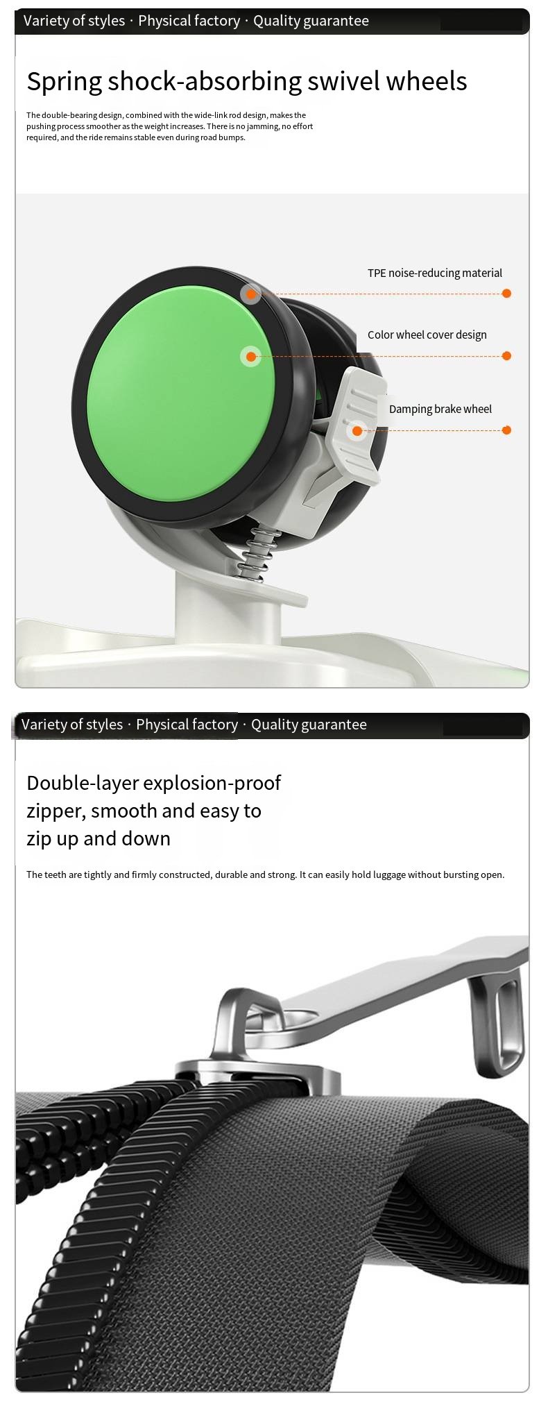 multi functional front opening business carry on suitcase, 28 inch large capacity combination lock, 360 degree rotating wheel travel case