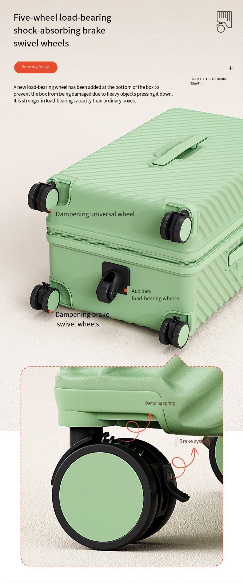 wholesale of wide handle large capacity suitcases, business travel cases and multi functional password carry on cases