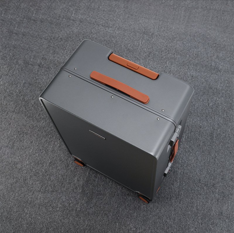 新款铝合金框架登机箱，电脑包，大容量拉杆箱，20英寸密码旋转轮旅行箱